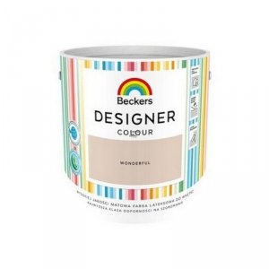 Beckers 2,5L WONDERFUL Designer Colour farba lateksowa mat-owa do ścian sufitów