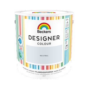 Beckers 2,5L NEUTRAL Designer Colour farba lateksowa mat-owa do ścian sufitów