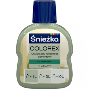 Śnieżka Colorex Pigment 100ml zielony 41 barwnik do farby barwienia kolorowania
