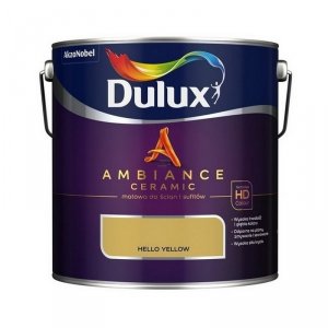 Dulux Ambience Ceramic 2,5L HELLO YELLOW ceramik ceramiczna farba do wnętrz plamoodporna