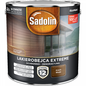 Sadolin Extreme lakierobejca 2,5L ORZECH WŁOSKI do drewna szybkoschnąca odporna zewnętrzna