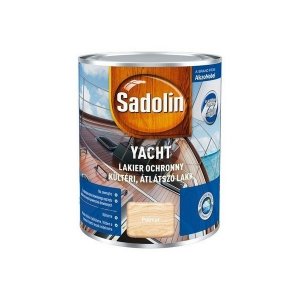 Sadolin Yacht lakier jachtowy 0,75L PÓŁMAT BEZBARWNY do drewna elastyczny zewnętrzny odporny