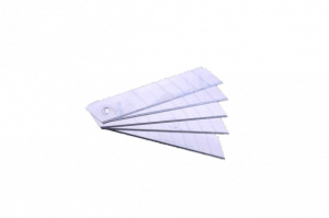 Ostrza łamane wkłady do nożyków wymienne 18mm 10szt. nóż nożyk tapet