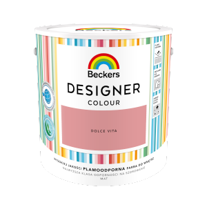 Beckers 2,5L DOLCE VITA Designer Colour farba lateksowa mat-owa do ścian sufitów