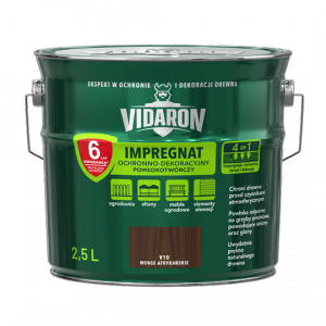 Vidaron Impregnat 2,5L V10 Wenge Afrykańskie do drewna powłokotwórczy ochronny ogrodzeń altan elewacji ochronny
