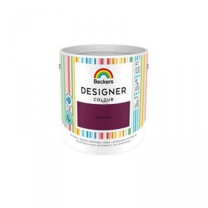 Beckers 2,5L BURGUNDY Designer Colour farba lateksowa mat-owa do ścian sufitów