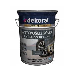 Dekoral Do Betonu 5L GRAFIT-OWO-SZARY GRAFITOWY MAT Akrylit B  farba posadzek antypoślizgowa szybkoschnąca