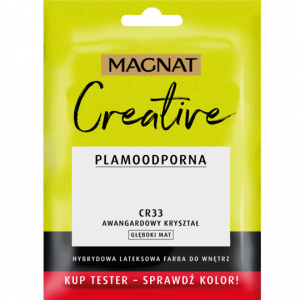 Magnat Creative TESTER CR33 AWANGARDOWY KRYSZTAŁ Plamoodporna Hybrydowa Farba Lateksowa