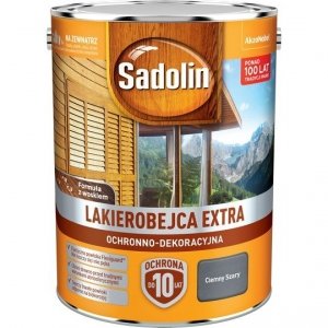 Sadolin Extra lakierobejca 10L SZARY CIEMNY drewna