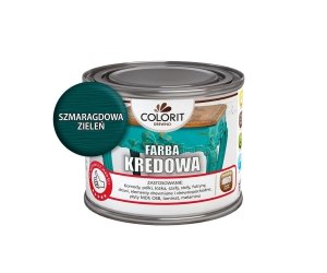 Colorit Kredowa Farba 0,75L SZMARAGDOWA ZIELEŃ mebli farba do