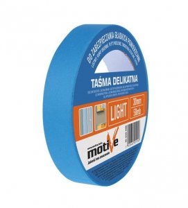 Taśma LIGHT Delikatna malarska niebieska 30mm 50m Motive