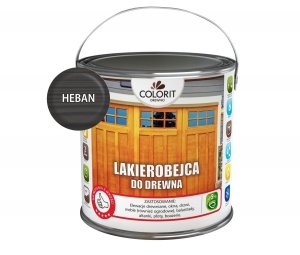 Colorit Lakierobejca Drewna 2,5L HEBAN szybkoschnąca satynowa farba do