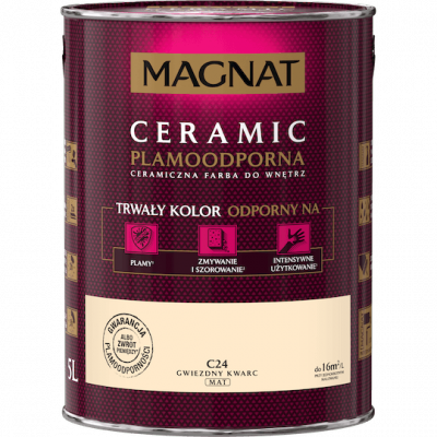 MAGNAT Ceramic 5L C24 Gwiezdny Kwarc ceramik ceramiczna farba do wnętrz plamoodporna