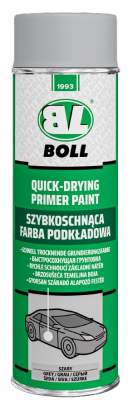 BOLL Farba Podkładowa SZARY 0,5L SPRAY podkład szybkoschnący szybkoschnąca