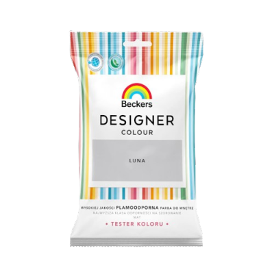 Beckers TESTER LUNA Designer Colour farba lateksowa mat-owa do ścian sufitów