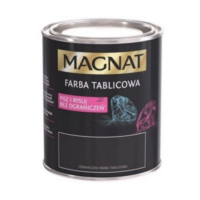 MAGNAT Farba Tablicowa 0,75L CZARNA mat-owa czarny do malowania pisania kredą
