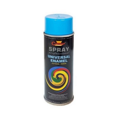 Spray Uniwersalny RAL5015 BŁĘKITNY 400ml emalia Champion do metalu plastiku drewna gipsu