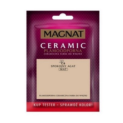 MAGNAT Ceramic TESTER C8 Spokojny Agat ceramik ceramiczna farba do wnętrz plamoodporna