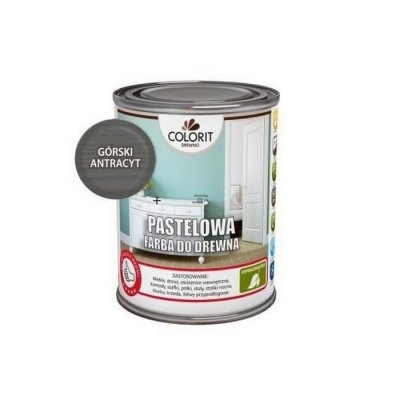 Colorit Pastelowa Drewna 750ml GÓRSKI ANTRACYT-OWY 0,75L akrylowa emalia do farba