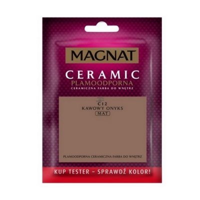 MAGNAT Ceramic TESTER C12 Kawowy Onyks ceramik ceramiczna farba do wnętrz plamoodporna