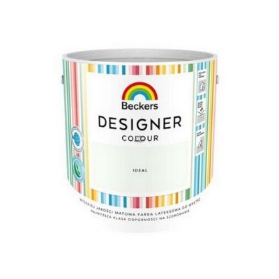 Beckers 2,5L IDEAL Designer Colour farba lateksowa mat-owa do ścian sufitów