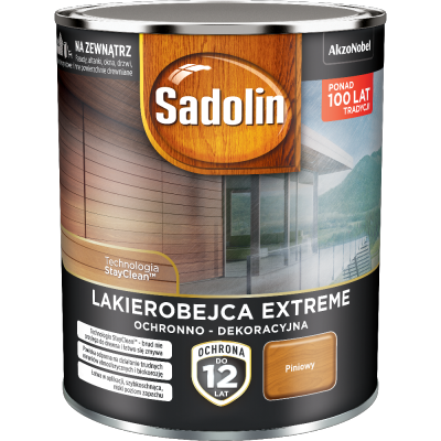 Sadolin Extreme lakierobejca 0,7L PINIOWY PINIA do drewna szybkoschnąca odporna zewnętrzna