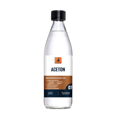 Aceton Techniczny 0,5L zmywacz odtłuszczacz Dragon
