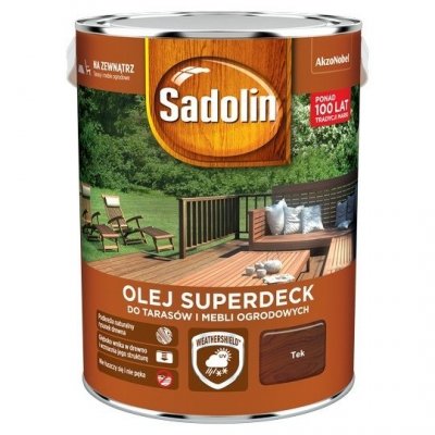 Sadolin Superdeck olej 10L TEK TIK 33 tarasów drewna do