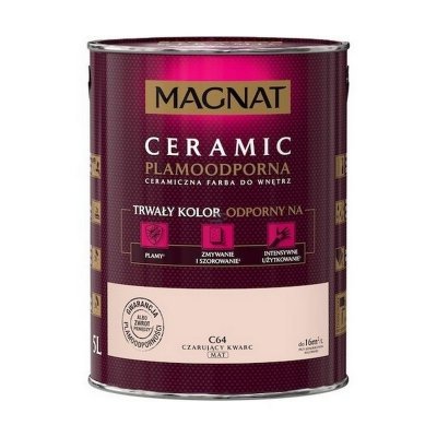 MAGNAT Ceramic 5L C64 Czarujący Kwarc ceramik ceramiczna farba do wnętrz plamoodporna