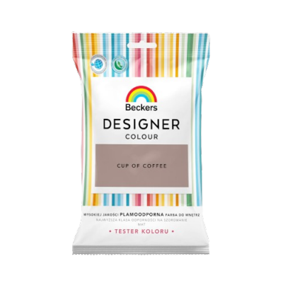 Beckers TESTER CUP OF COFFEE Designer Colour farba lateksowa mat-owa do ścian sufitów