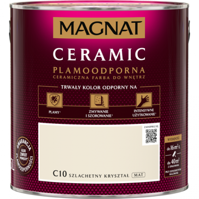 MAGNAT Ceramic 2,5L C10 Szlachetny Kryształ ceramik ceramiczna farba do wnętrz plamoodporna