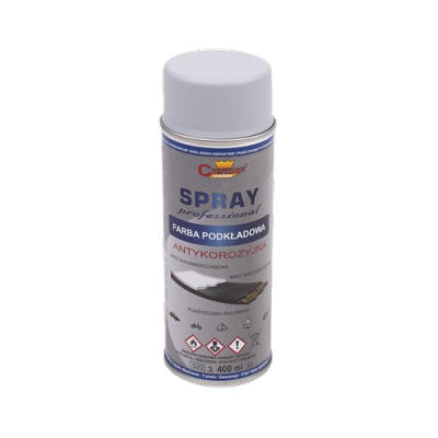 Farba Podkładowa Antykorozyjna 400ml RAL7040 Szary SPRAY podkład antykorozyjny szara unikor minia