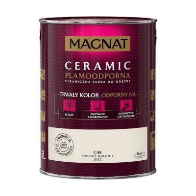 MAGNAT Ceramic 5L C48 Perłowy Dolomit ceramik ceramiczna farba do wnętrz plamoodporna