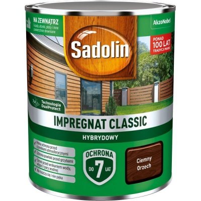 Sadolin Classic impregnat 0,75L CIEMNY ORZECH drewna clasic