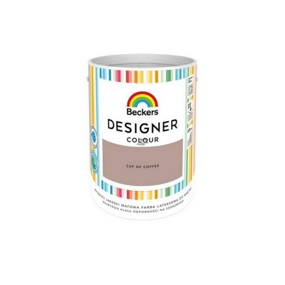 Beckers 5L CUP OF COFFEE Designer Colour farba lateksowa mat-owa do ścian sufitów