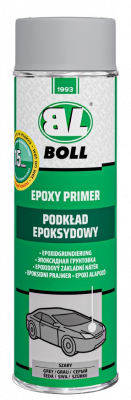 BOLL Podkład Epoksydowy SZARY 0,5L SPRAY farba epoksydowa na blachę stal aluminium ocynk