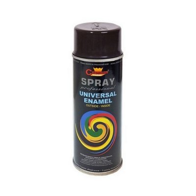 Spray Uniwersalny RAL9005 CZARNY POŁYSK 400ml emalia Champion czarna do metalu plastiku drewna gipsu
