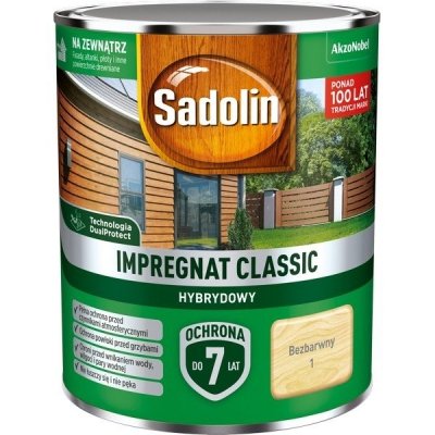 Sadolin Classic impregnat 0,75L BEZBARWNY 1 drewna clasic