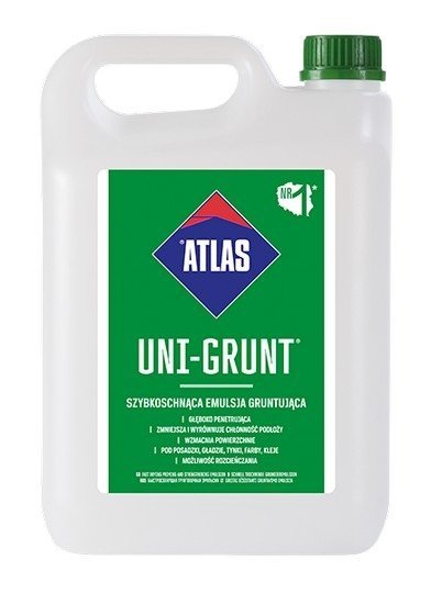 Atlas Uni-Grunt-ująca 5kg 5L emulsja mleczko do gruntowania