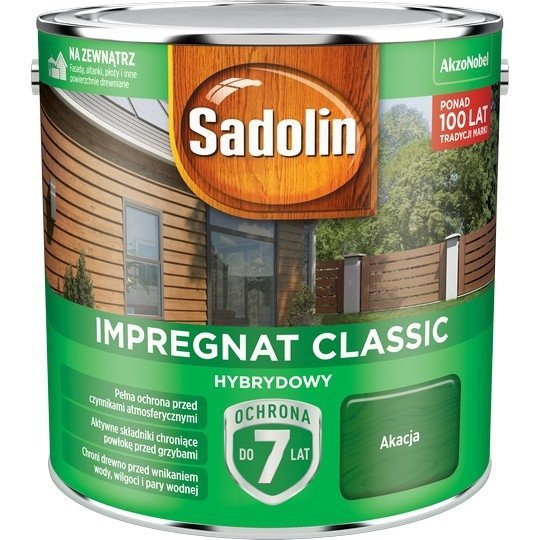 Sadolin Classic impregnat 2,5L AKACJA 52 drewna clasic