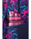 Nowoczesny CoolPack Plecak CP Szkolny Młodzieżowy Vance DRAWING HEARTS BLUE [C37141]