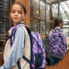 PLECAK MŁODZIEŻOWY BACKUP DZIEWCZĘCY SZKOLNY VIOLET KWIATY 26 l KWIATKI