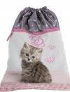 Plecak z Kotem Kot Szkolny dla Dziewczynki Zestaw [RHV-090]