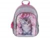 Plecak Szkolny Różowy z Kotem do Szkoły dla Dziewczyny