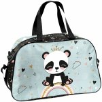 Torba Panda Sportowa na Basen Podróżna dla Dziewczynek z Misiem Paso