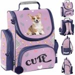 TORNISTER SZKOLNY Z PIESKIEM DO 1 KLASY PIES DO PODSTAWÓWKI PIES DOG PASO