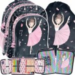 PLECAK SZKOLNY TANCERKA DLA DZIEWCZYNY DO 1 KLASY ZESTAW 3w1 BALERINA PASO