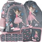 Modowy Plecak Szkolny Balerina Paso Komplet 3elem [PP23BA-116]