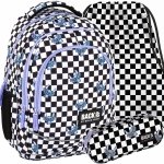 PLECAK BACKUP SZKOLNY MŁODZIEŻOWY 3 kom. SZACHOWNICA FUZZ ZESTAW 3w1