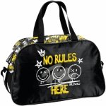 SPORTOWA TORBA NA BASEN SMILEY NA WYCIECZKI EMOTIKONY BUŻKI PASO CZARNA